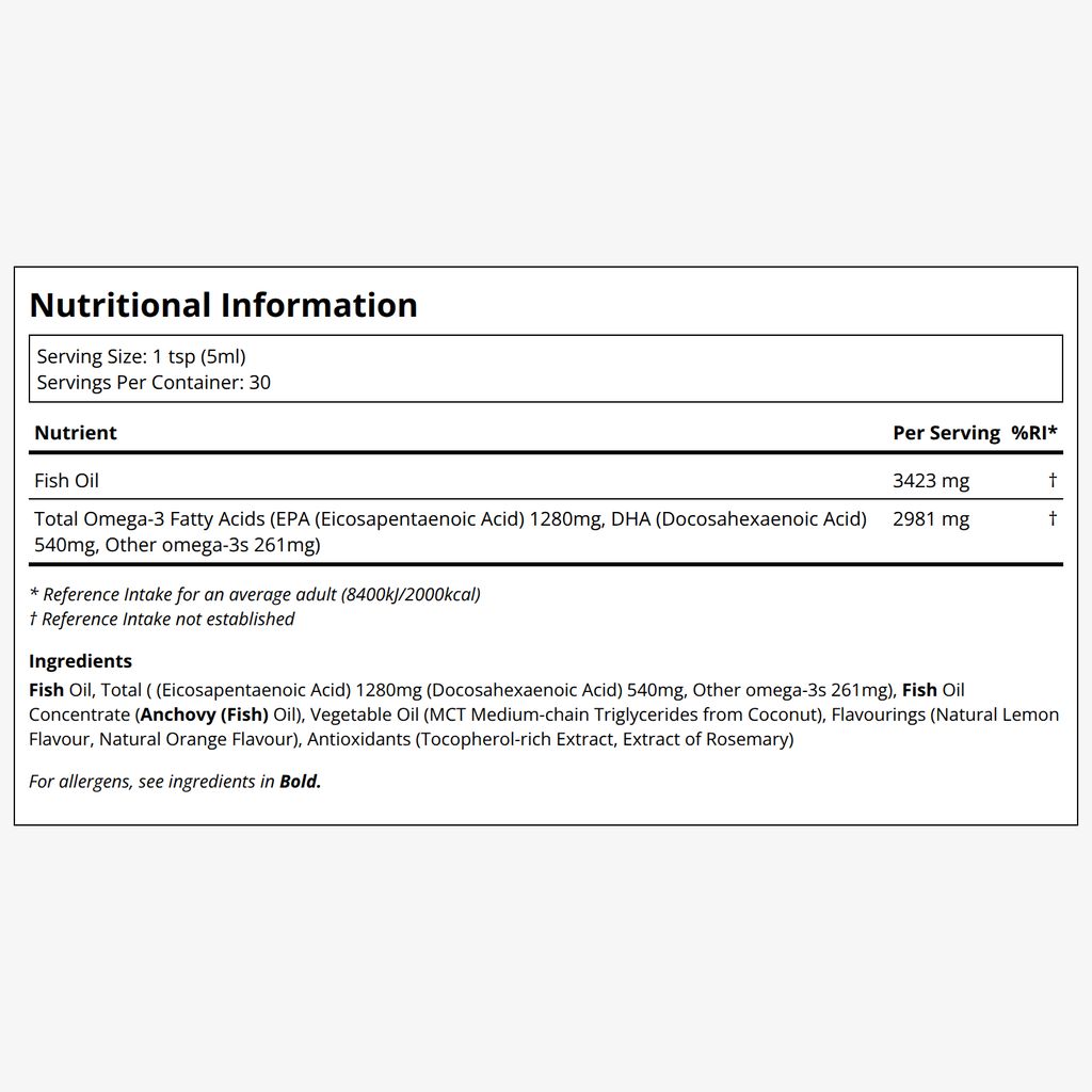 Puori Omega 3 Liquid Fish Oil - Image 2