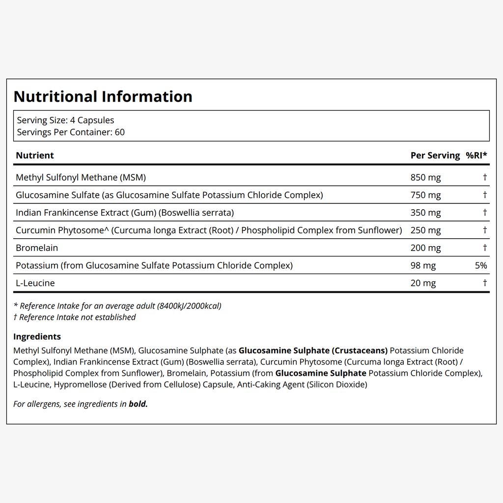 Glucosamine, MSM & Botanical Complex - Image 2