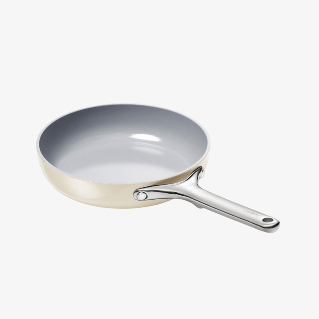 Non-Stick Ceramic Mini Fry Pan and Mini Sauce Pan Duo Cream - Image 2