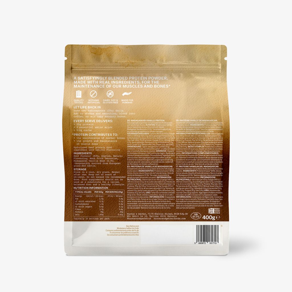 Grass Fed Protein - Madagascan Vanilla - Image 3