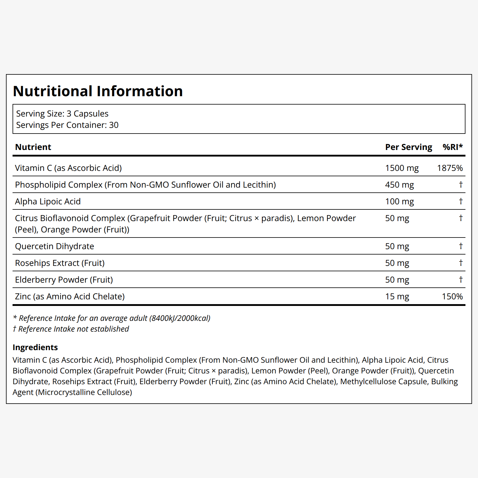 Codeage Liposomal Vitamin C+ - Image 2
